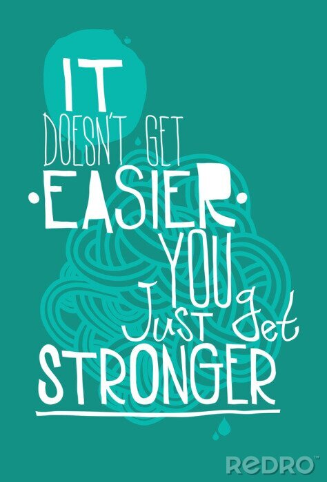 Behang Bijzondere typografische wanddecoratie