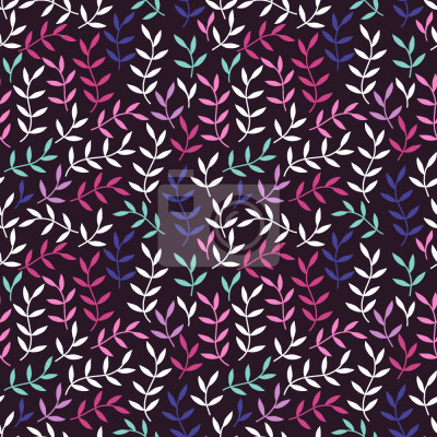 Behang Bladeren Boheemse's 's nachts