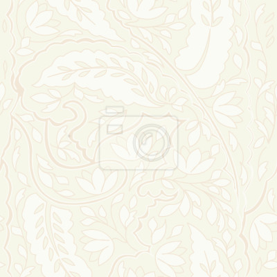 Behang Bladeren En Bloemen Paisley