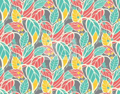 Behang Bladeren Groeien