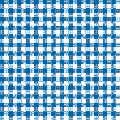 Behang Blauw en wit geruit patroon