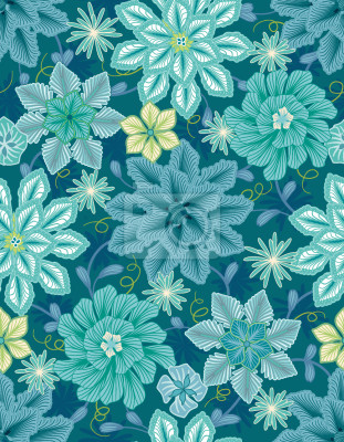 Behang Bloemen Zegt Adieu