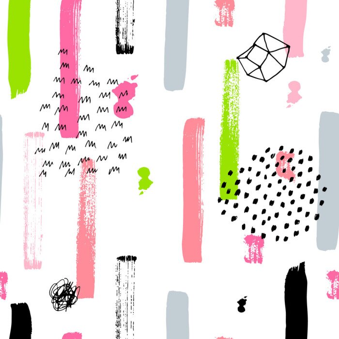 Behang Boho naadloos patroon