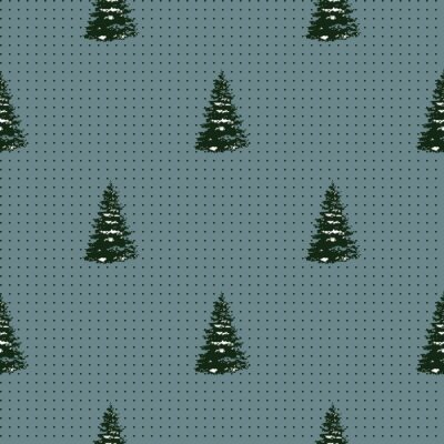 Behang Bomen 's nachts