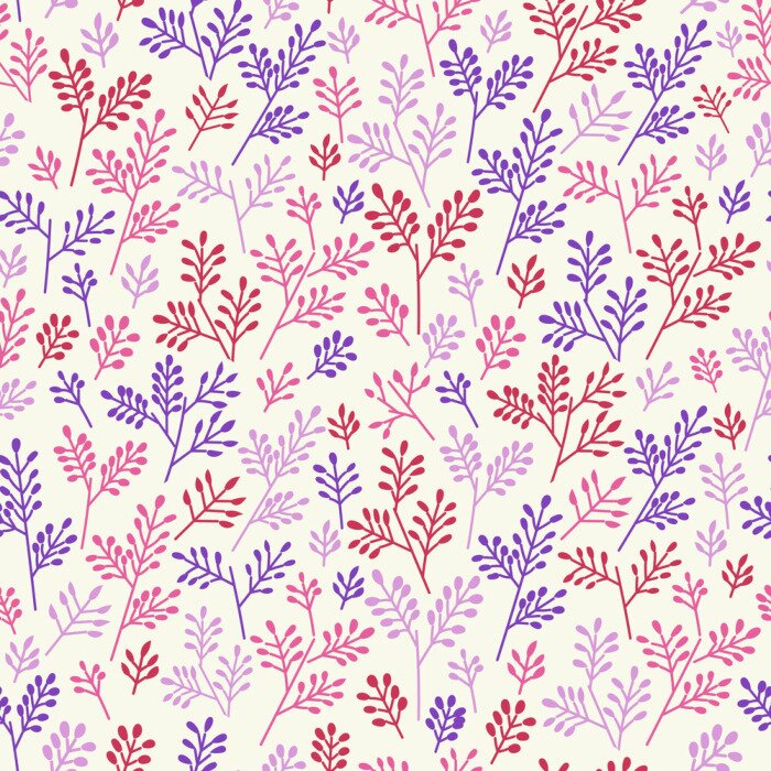 Behang Branch patroon