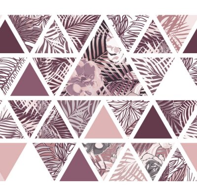 Behang Bright Hawaiiaans patroon