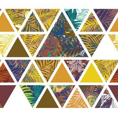 Behang Bright Hawaiiaans patroon