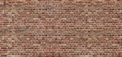 Bruin-beige bakstenen muur