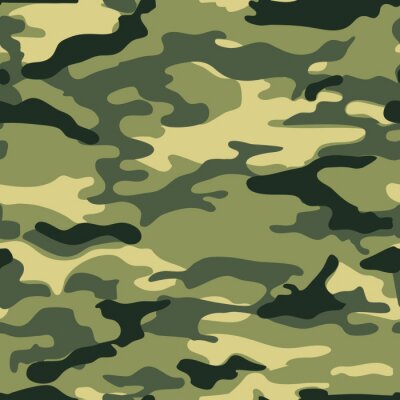 Behang Camo-camouflagepatroon