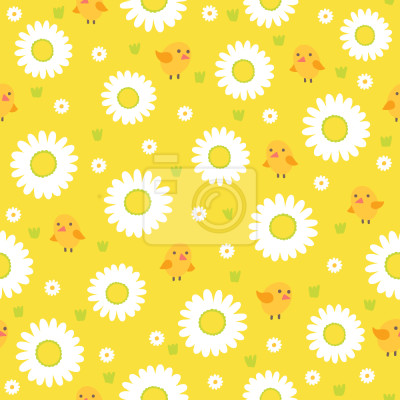 Behang Chamomile Field