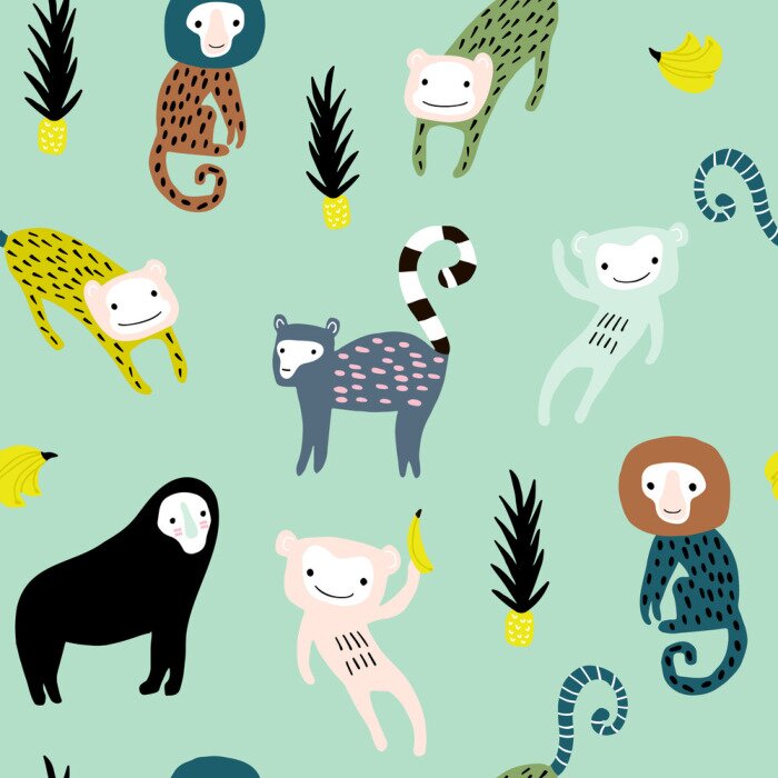 Behang Charmante sprookjeswezens