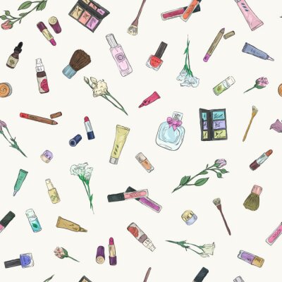 Behang Cosmetische tas voor dames