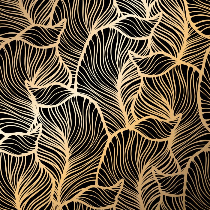 Behang Damast naadloze bloemmotief. Royal behang.