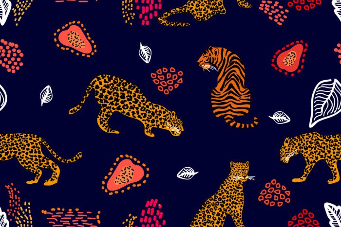 Behang Darkness in jungle.