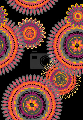 Behang De Reis Van De Bloemen Mandala's