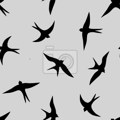 Behang De vlucht van de Zwaluwen