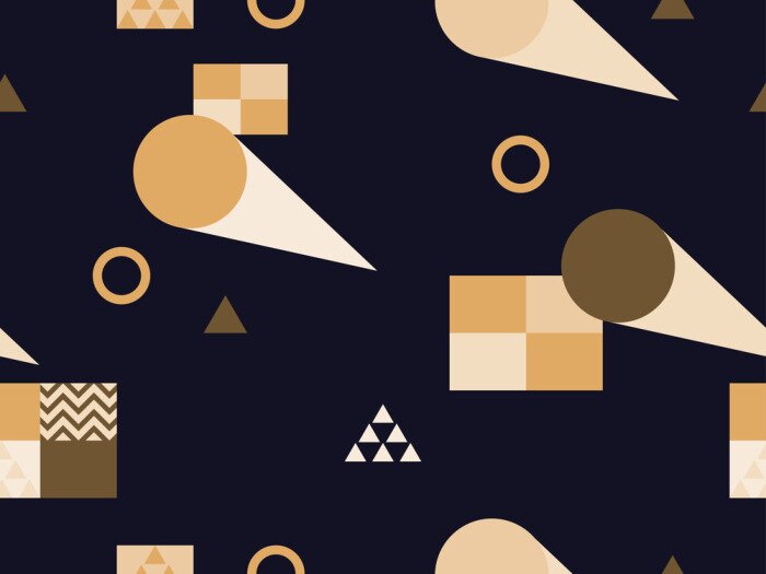 Behang Decoratief geometrisch patroon