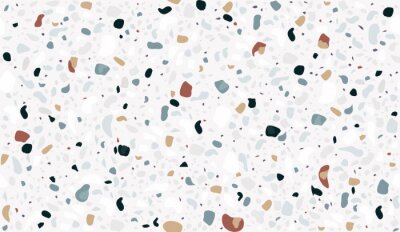 Behang Decoratieve Steen - 3D Terrazzo