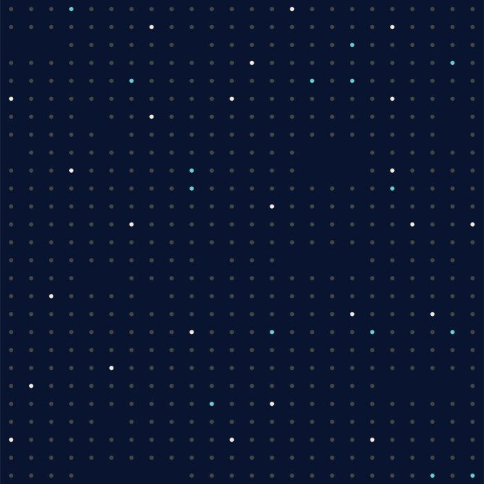 Behang Decoratieve stippen op een donkere achtergrond