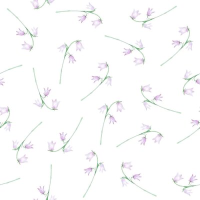 Behang Delicaat wit met planten