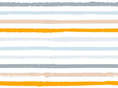 Behang Dessin met onregelmatig geschilderde strepen
