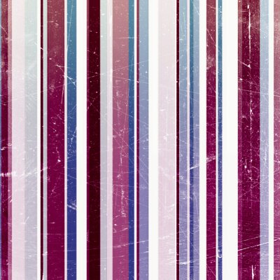 Behang Dessin met verticale strepen in oude stijl