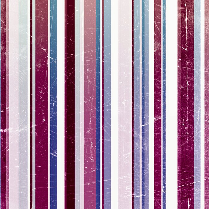 Behang Dessin met verticale strepen in oude stijl