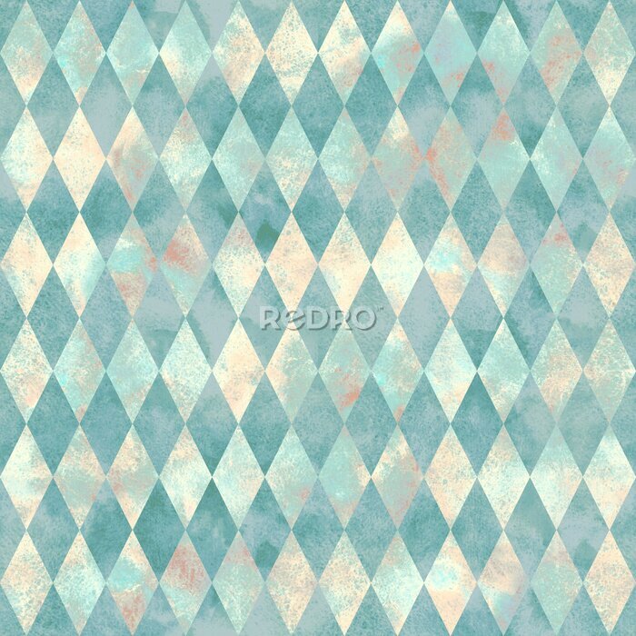 Behang Diamanten in pastelkleuren