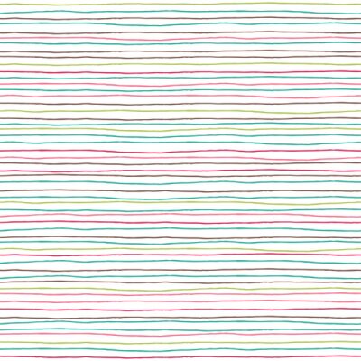 Behang Dun gekleurd strepen patroon