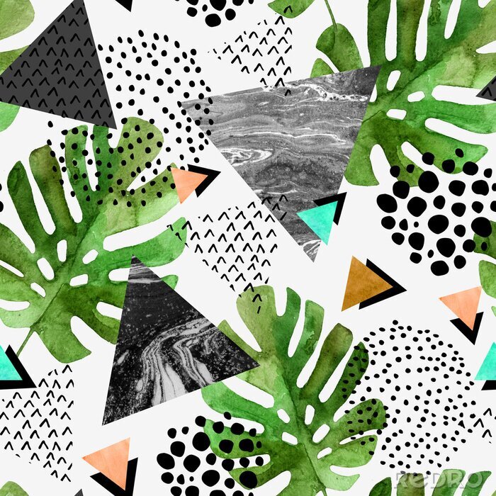 Behang Een geometrische kijk op de natuur