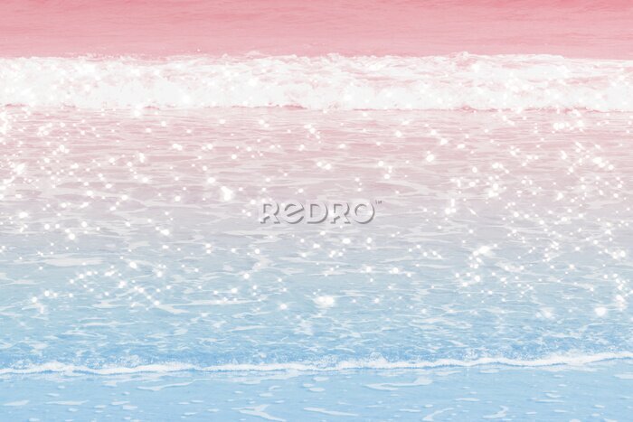 Behang Een lichtgevend strand