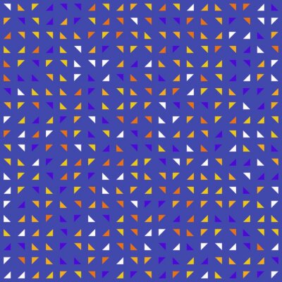 Behang Een mozaïek van driehoeken