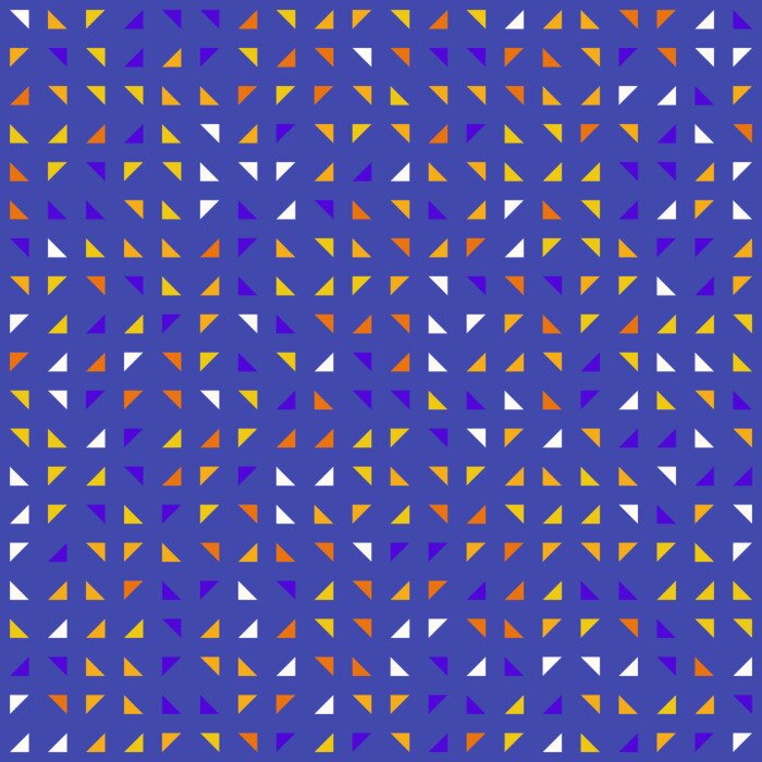 Behang Een mozaïek van driehoeken