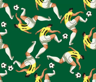 Behang Een sprookjesachtige voetbalwedstrijd