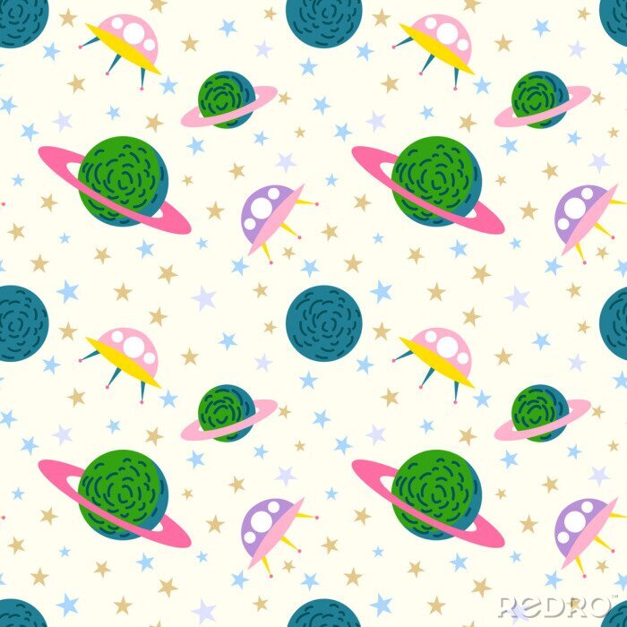 Behang Een sprookjesstelsel