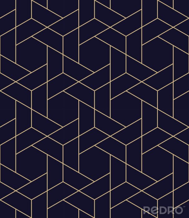 Behang eenvoudig naadloos geometrisch rooster vector patroon