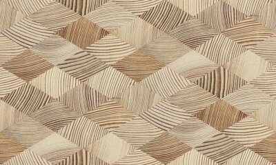 Fotobehang Eindkorrelige houten textuur