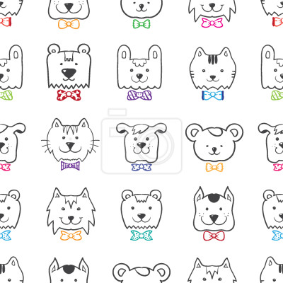 Behang Elegante Pet Party