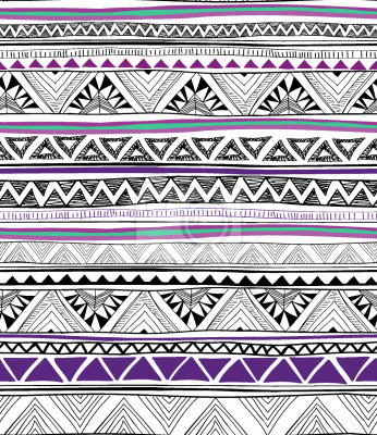 Behang Ethno Chevron