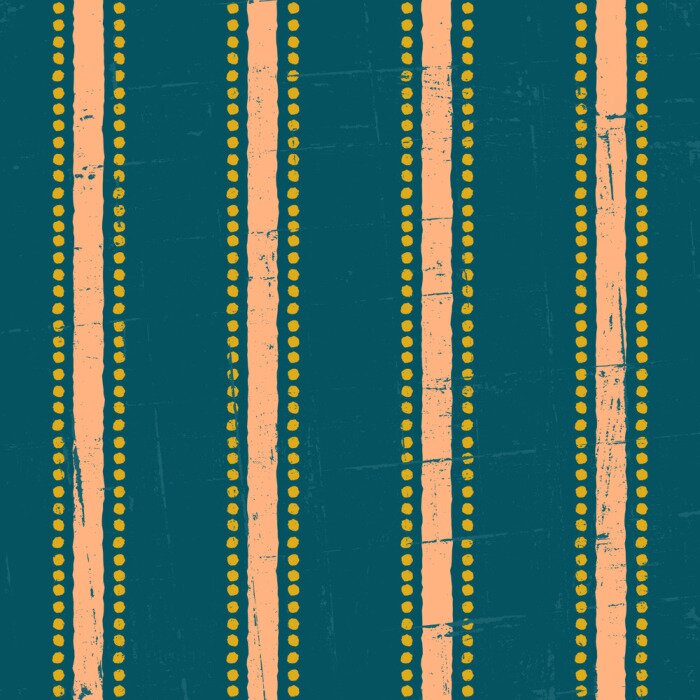 Behang Etnisch strepen en strepen patroon