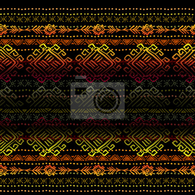 Behang etnische Strepen