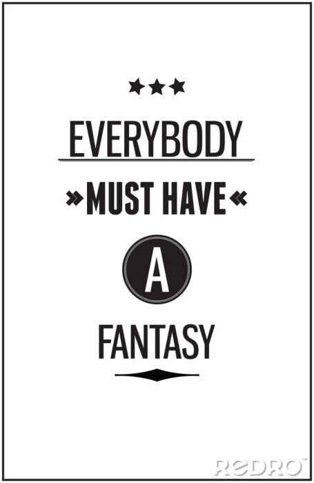 Behang Fantasie typografische inspiratie