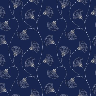 Behang Fijne klimplant