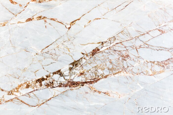 Behang Gebarsten lichtkleurig marmer