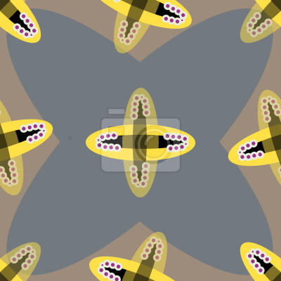 Behang Gekruiste ovaal