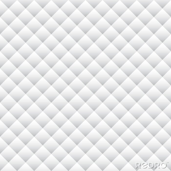 Behang Geometrisch wit en grijs patroon