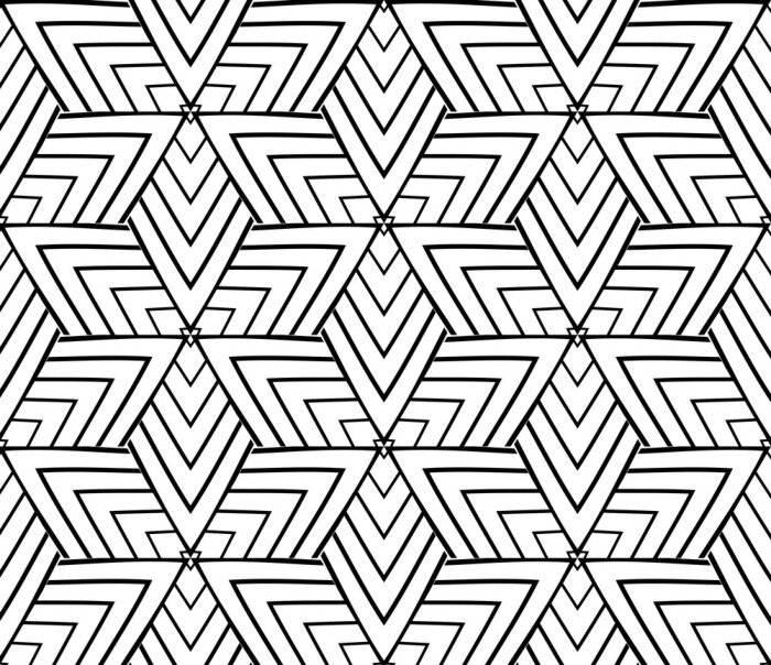 Behang Geometrische abstracties van de jeugdmuur