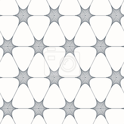 Behang geometrische Bloemen