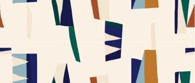 Behang Geometrische uitsparing