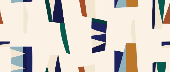 Behang Geometrische uitsparing